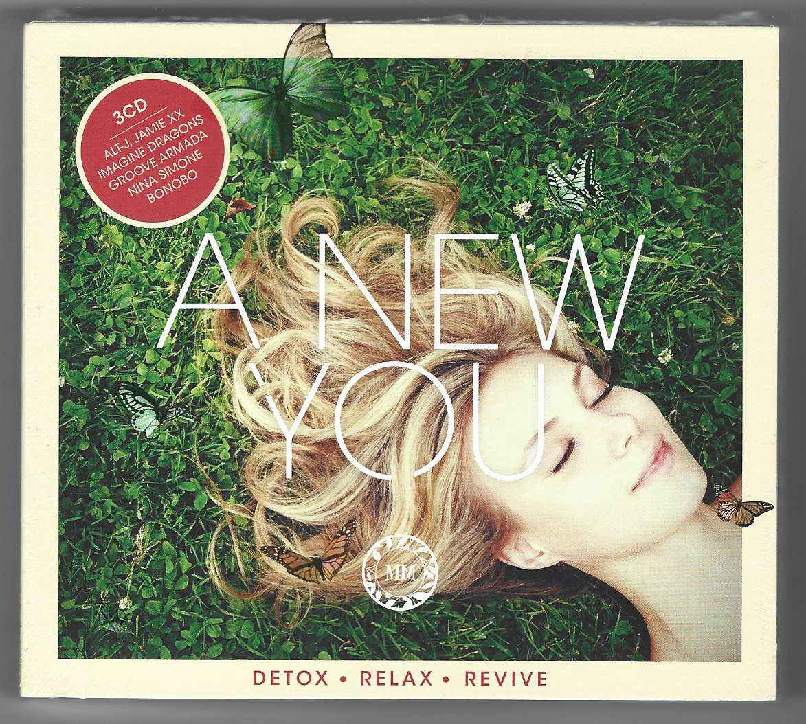 A New You Detox New 3-CD Art Of Noise~Nina Simone~Iggy Pop~Bonobo~Groove Armada