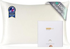 100 Pure Mulberry Silk Pillowcase for Hair and Skin Health,Soft and Smooth,Both