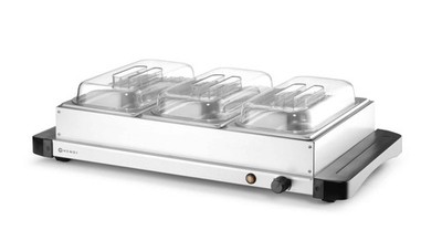 HENDI Speisenwärmer 3x GN 1/3 Buffetwärmer 400W 230V Edelstahl NEU