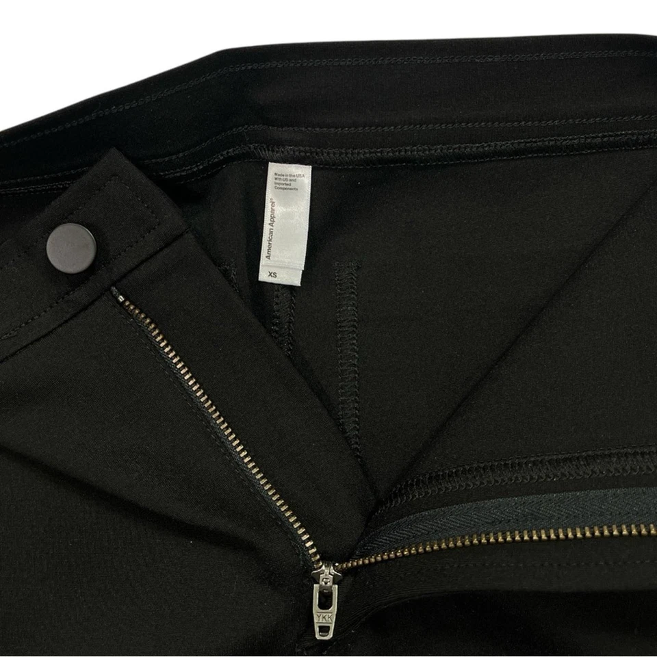Pantalones de discoteca American Apparel ultra compactos Ponte talla XS en negro nuevos con etiquetas Foto 4 de 4