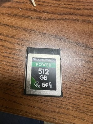 Delkin Devices POWER G4 512GB CFexpress Type-B Memory Card