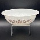 Vintage Pyrex Golden Tulip 2 Qt Casserole Dish #024 USA Ovenware