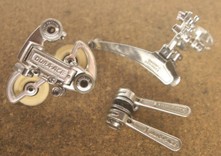 Vintage Shimano Dura Ace RD 7100 FD 7100 front rear mech derailleur shifters set