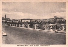 Milano Cassano d'Adda ponte sul fiume e panorama  F. Grande  spedita