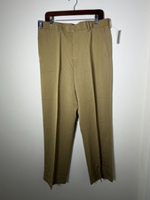 Izod Ultimate Travel Pant With SportFlex Straight Leg Men's Size 36/32 - Khaki