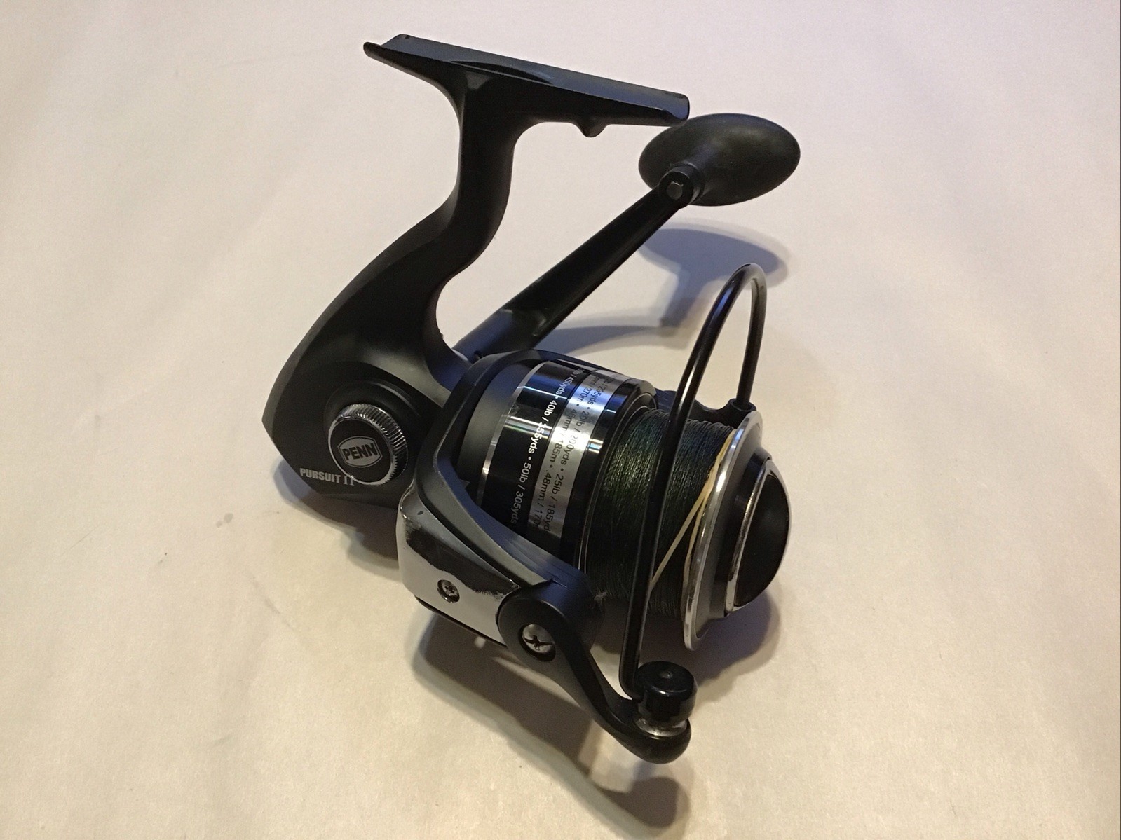 Penn Pursuit  II 6000 Black Fishing Reel Lot D15