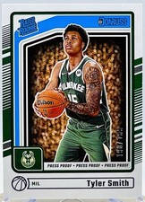 2024-25 Panini Donruss Rated Rookie Press Proof #212 Tyler Smith /199 Bucks