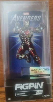 FIGPIN Marvel Avengers Iron Man #426 Square Enix Exclusive 2020 Enamel Pin NEW
