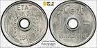 French Indochina 1 Cent 1943 Grooved PCGS MS 66
