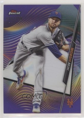 2020 Topps Finest Purple Refractor /250 Jacob deGrom #74 1a3