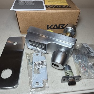 Kaba Simplex 1021B-26D-41 Mechanical Push Button Lockset, Knob, NEW