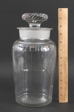 Vintage SHARP & DOHME Lozenges Cough Drops Jar Apothecary Drugstore Counter Jar