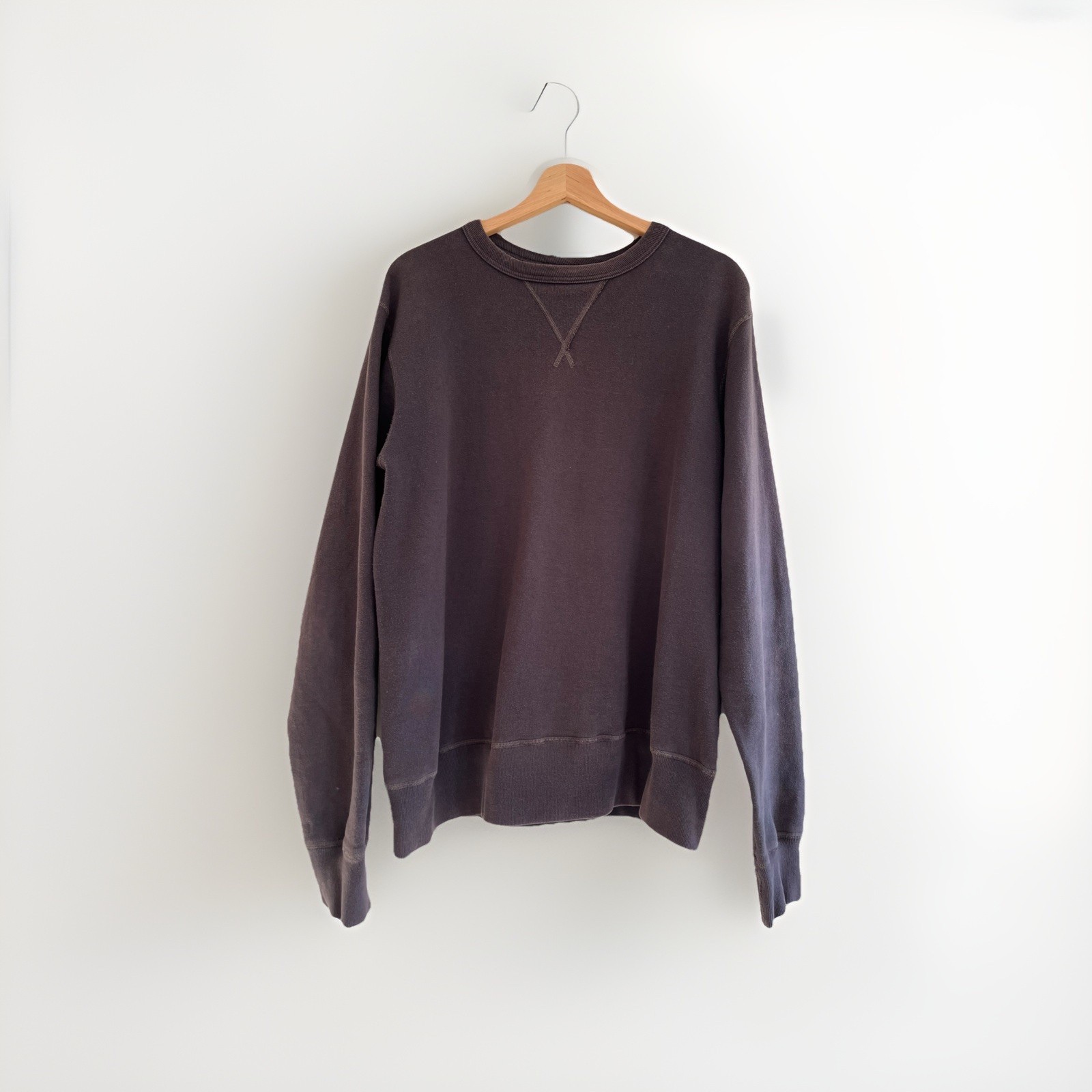 Buzz Rickson's Single V Loopwheeled Sweatshirt Bl… - image 2