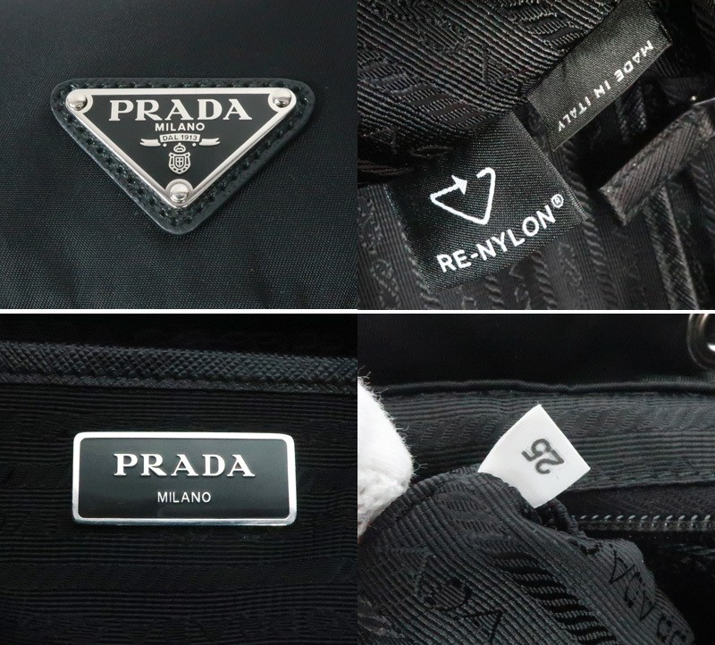 Condition PRADA Re Nylon 1BZ811    Model Backpack Medium Black PRADA Re Nylon 3 thumbnail 4
