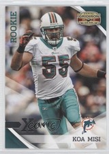 2010 Panini Gridiron Gear Rookie Silver X's 46/250 Koa Misi #214 0b0