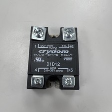 NEW NO CRYDOM 12A 100V OUTPUT SOLID STATE RELAY D1D12