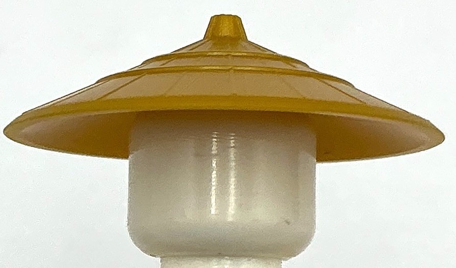 Lego New Pearl Gold Minifigure Headgear Hat Conical Asian Part