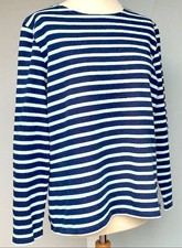 Pull marin rayé Taille 48 ou XXL - marque Saint James - coton épais parfait état