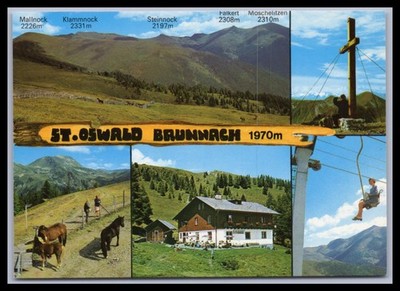 Postcard St. Oswald / Braunnach / Carinthia - Austria