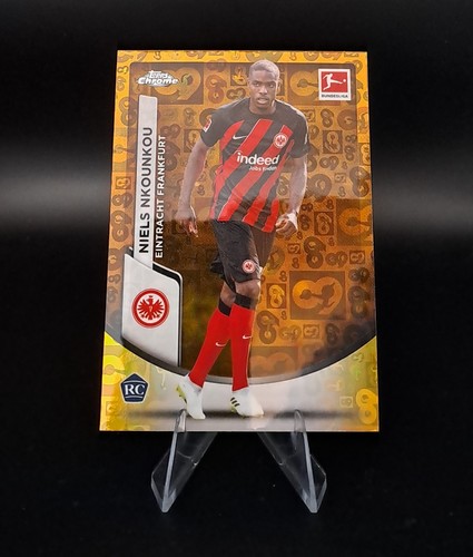Topps Chrome Bundesliga 2023-24 Niels Nkounkou 60 Jahre Bundesliga Refractor SGE