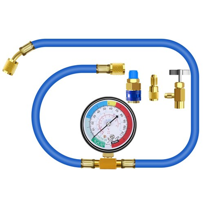 #ad #ad AC Charge Hose Gauge R134A Refrigerant Recharge Kit 42in Hose Low Pressure Me... $26.42