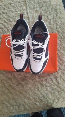 Men's Nike Air Monarch IV Wide Width (4E) White/Black