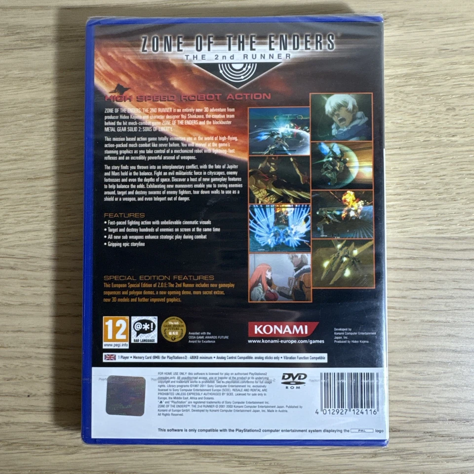 Zone of the Enders: the 2nd Runner Special Edition PS2 PAL (New & Sealed) - Image 2 of 2