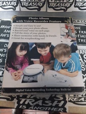 Photo Album With Digital Voice Recorder  Dolgen Corp. No Batteries Open Box✅️k