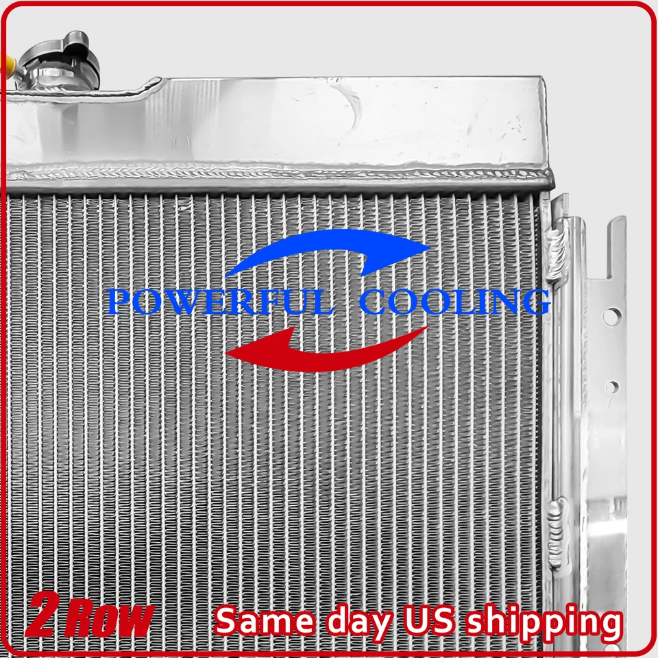 Aluminum Radiator For 1963-1968 Chevy Impala L6 V8/1964-1967 EI Camino 1965 1966 Foto 3 de 4