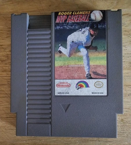 Roger Clemens' MVP Baseball (Nintendo Entertainment System, 1991) With Manual