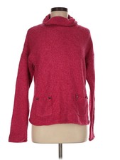 DKNY Jeans Women Red Pullover Sweater M