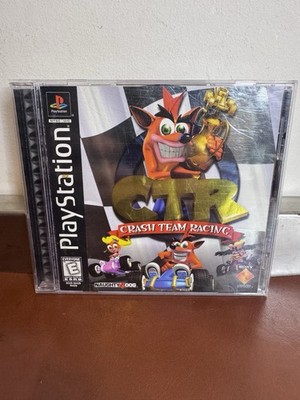 Crash Team Racing CTR Sony PlayStation PS1 Complete CIB Black Label Tested