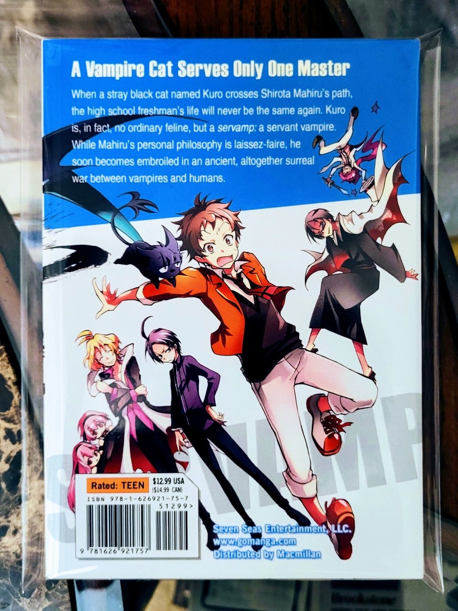 Servamp Vol 1 Manga English Volume By Tanaka Seven Seas | eBay
