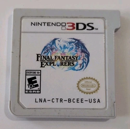 Final Fantasy Explorers (Nintendo 3DS, 2016) Authentic Cartridge Only Tested