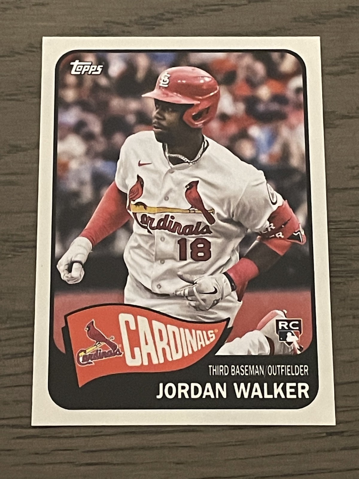 2023 Topps Archives Jordan Walker RC #154 St. Louis Cardinals