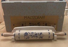 Pfaltzgraff Yorktowne Rolling Pin with hanger and box