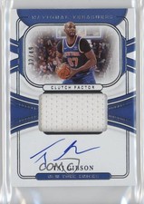 2021-22 National Treasures Clutch Factor Signatures 32/49 Taj Gibson Auto 14mg