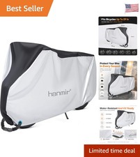 Windproof Outdoor Bike Cover - Waterproof, UV and Dust Resistant for 1-2 Bikes