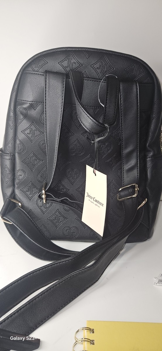 Juicy Couture Backpack Purse RN#108833 Very Good Pre Owned