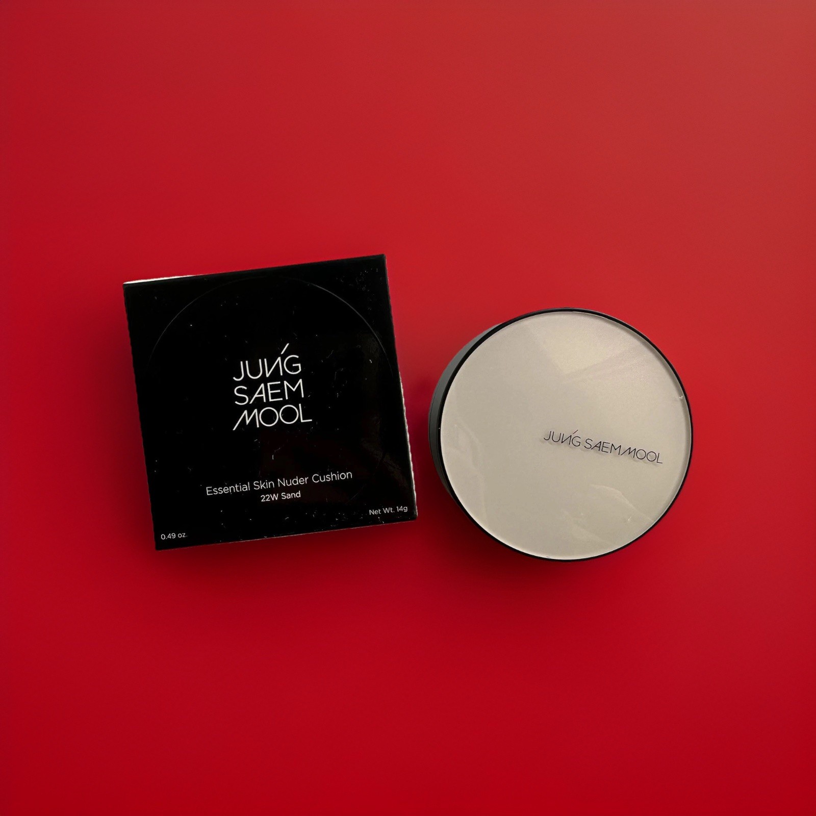 JUNGSAEMMOOL Essential Nuder Cushion    22W Sand    Lightweight Foundation