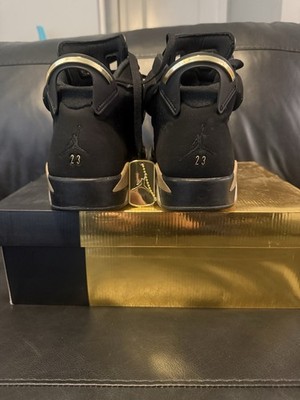 Air Jordan 6 Retro DMP 2020 Black/Metallic Gold Size 11