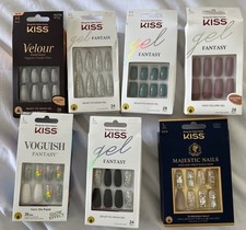 KISS Press On Nails Lot of 7   Gel Fantasy, V...
