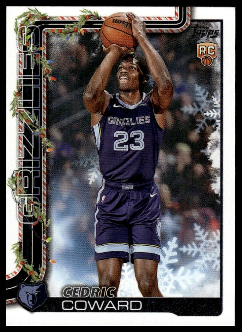 2025-26 Topps Holiday #H171 Cedric Coward