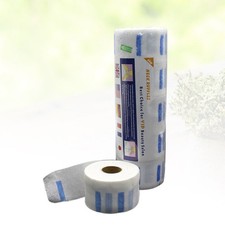 5 Rolls Barber Neck Paper Reusable Stretchy Hairdressing Neck Protector White