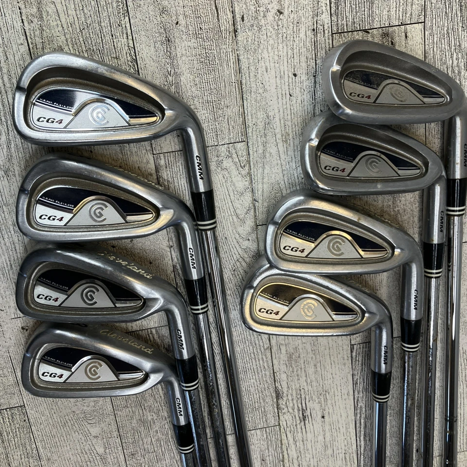 Cleveland CG4 Iron Set 3-PW True Temper Action-Lite Steel Stiff Flex Mens RH 8PC - Image 2 of 4