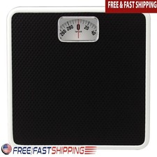 Analog Bathroom Scale 300 lb Mechanical Dial Display Non Battery Scale New