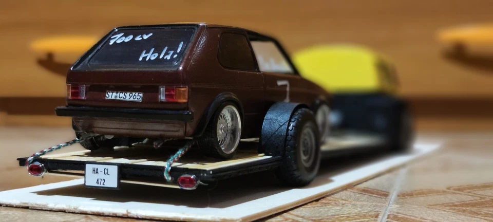 Volksvagen Combi + Golf 1/18 Modificate - Immagine 4 di 4