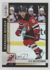 2017 Upper Deck O-Pee-Chee Update Black Rainbow Foil 6/100 Will Butcher #636 0ph