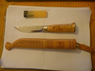 Messer Jagdmesser Marttiini Finnland Lapinleuku Puukko Vintage Wandern Angeln