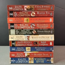 Ralph Compton Novels By Galloway Robbins 10 Paperback Book Lot